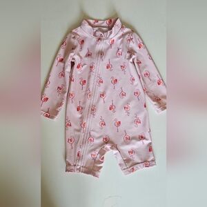 Carter's Pink Flamingo Footie